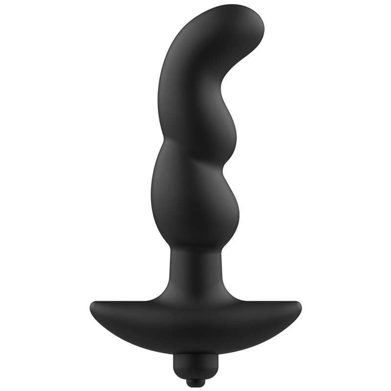 ADDICTED TOYS - ANÁLNÍ MASÁŽNÍ PŘÍSTROJ S ČERNÝMI VIBRACEMI MODEL 2