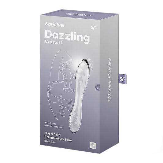 SATISFYER - OSLEPLIVĚ KŘIŠŤÁLOVĚ TRANSPARENTNÍ