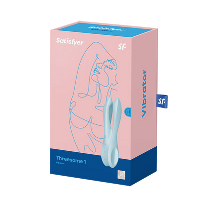 SATISFYER - THREESOME 1 VIBRATOR BLUE