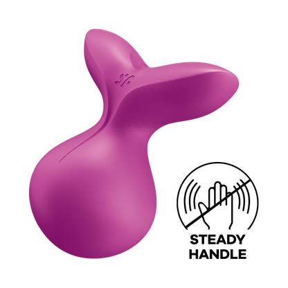 SATISFYER - VIVA LA VULVA 3 LAY-ON VIBRATOR VIOLET